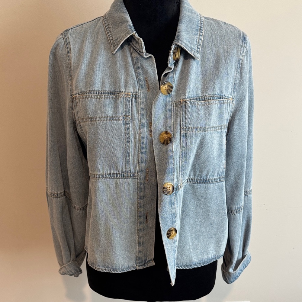 Velvet Heart Light Blue Jean Jacket